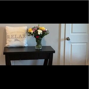 Tommy Bahama Cream 'RELAX' Accent Pillow with Subtle Print